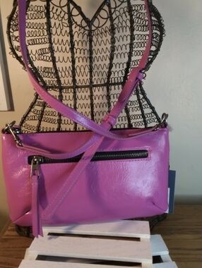 Women's Fuchsia Crossbody Bag - Unbranded